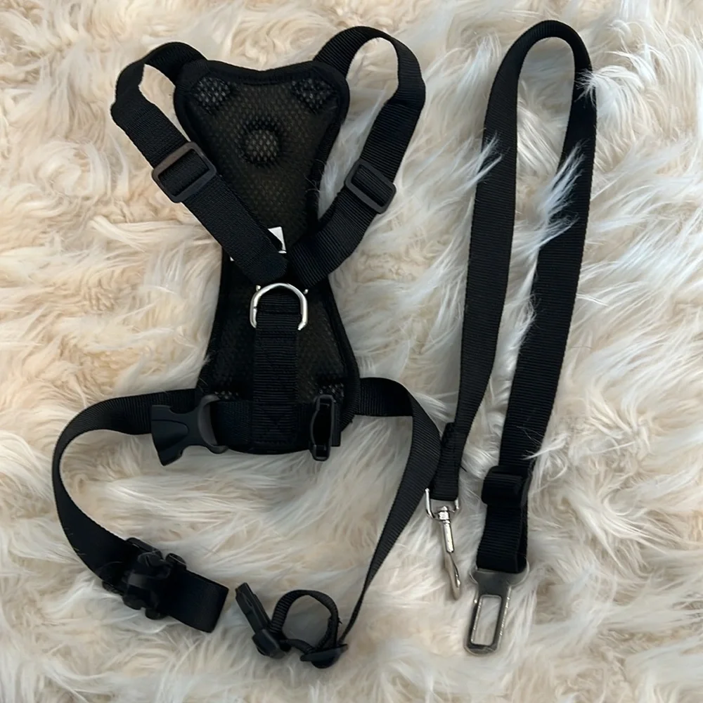 Dog Safety Seatbelt Vest Harness for Car